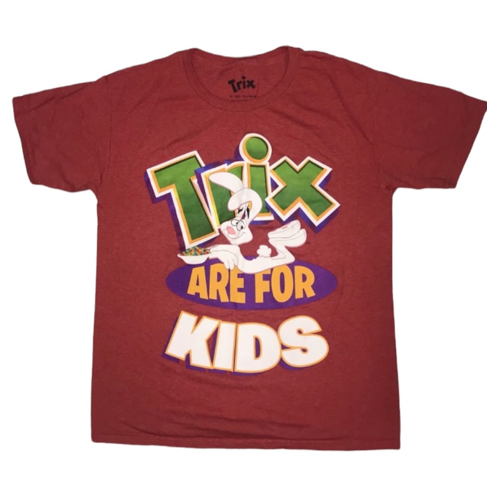 Trix Are For Kids Screen Printed Graphic T Size XL